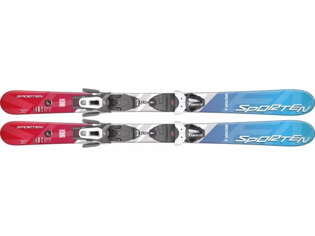NOVÉ LYŽE SPORTEN WOLFRAM JR S VÁZÁNÍM 124 CM - VÝPRODEJ